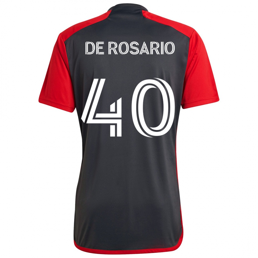 Hombre Camiseta Adisa De Rosario #40 Rojo Grayn 1ª Equipación 2024/25 La Camisa