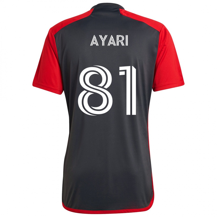 Hombre Camiseta Hassan Ayari #81 Rojo Grayn 1ª Equipación 2024/25 La Camisa