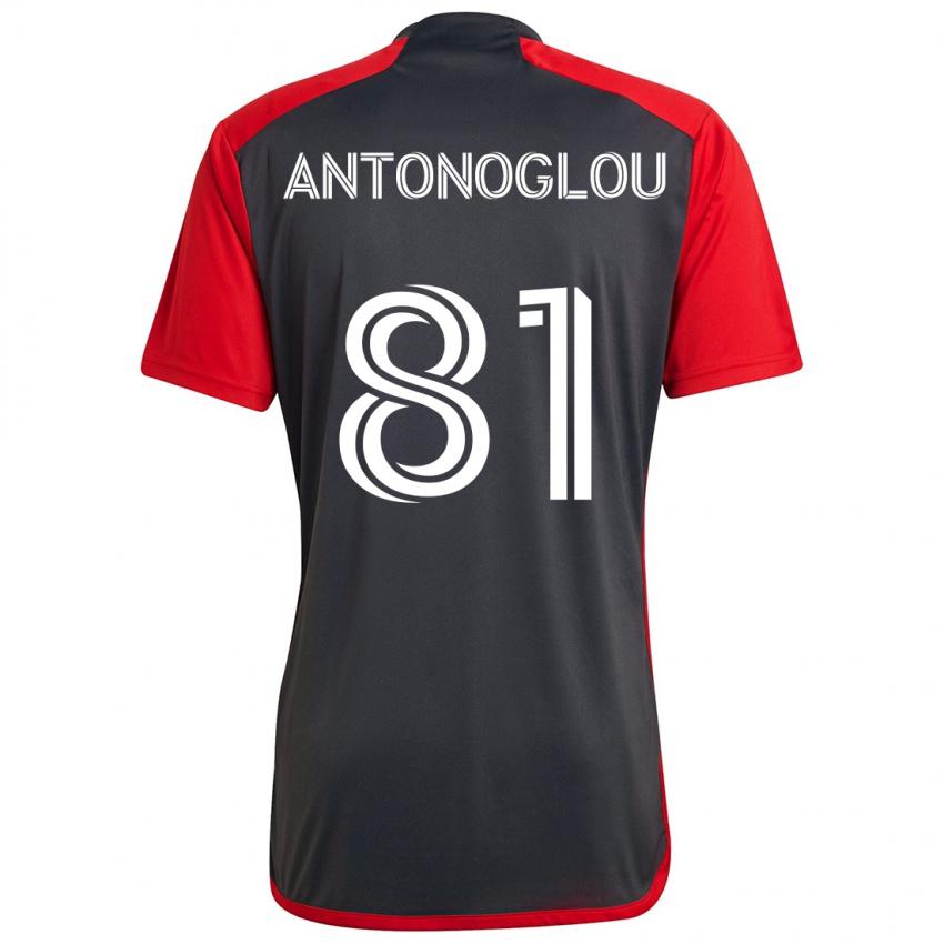 Hombre Camiseta Themi Antonoglou #81 Rojo Grayn 1ª Equipación 2024/25 La Camisa