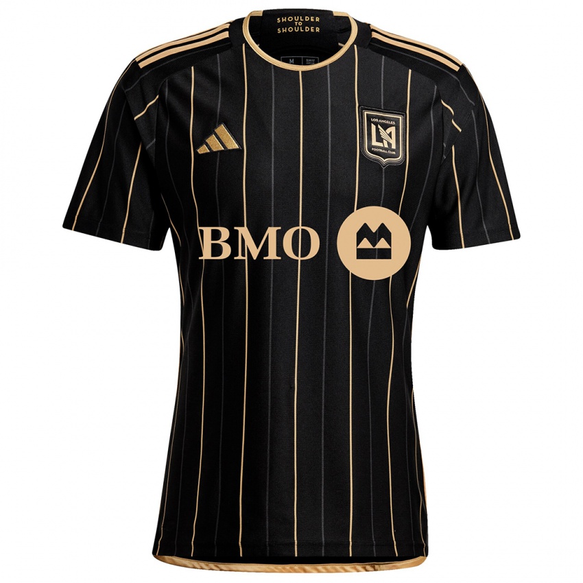 Hombre Camiseta Kei Kamara #23 Oro Negro 1ª Equipación 2024/25 La Camisa