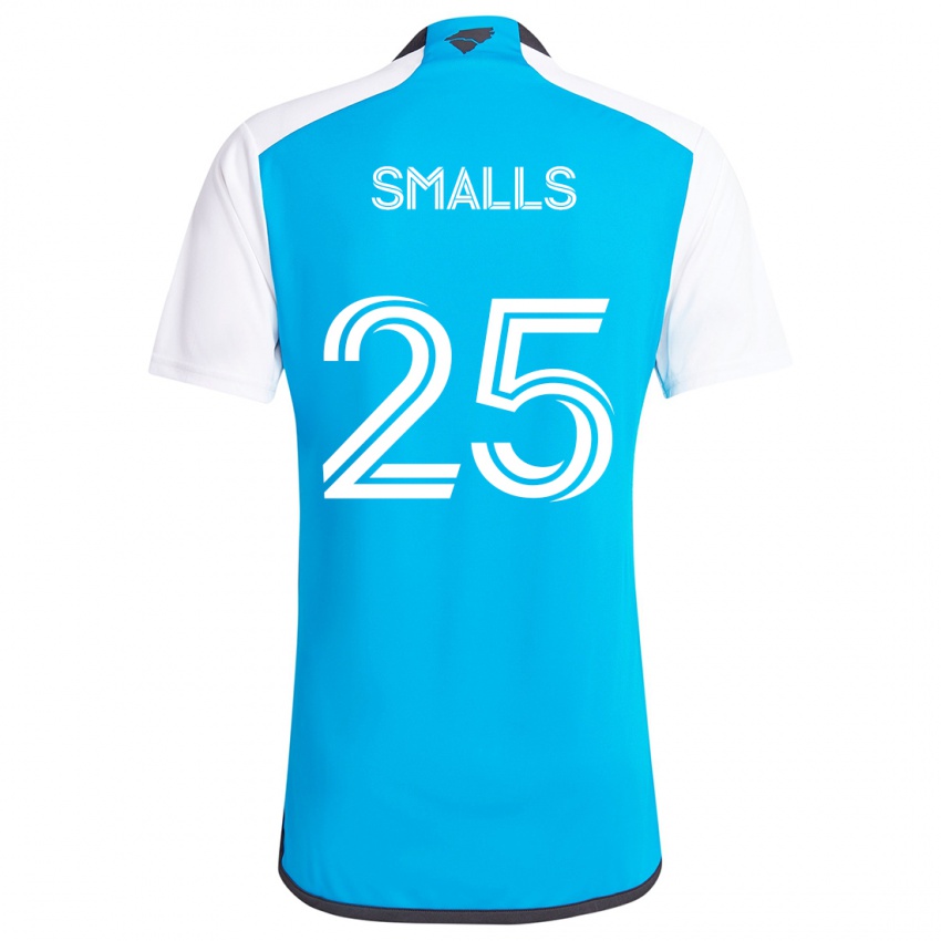 Hombre Camiseta Tyger Smalls #25 Azul Blanco 1ª Equipación 2024/25 La Camisa