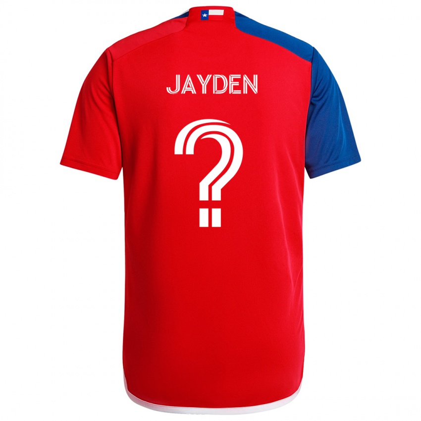 Hombre Camiseta Rus Jayden #0 Azul Rojo 1ª Equipación 2024/25 La Camisa