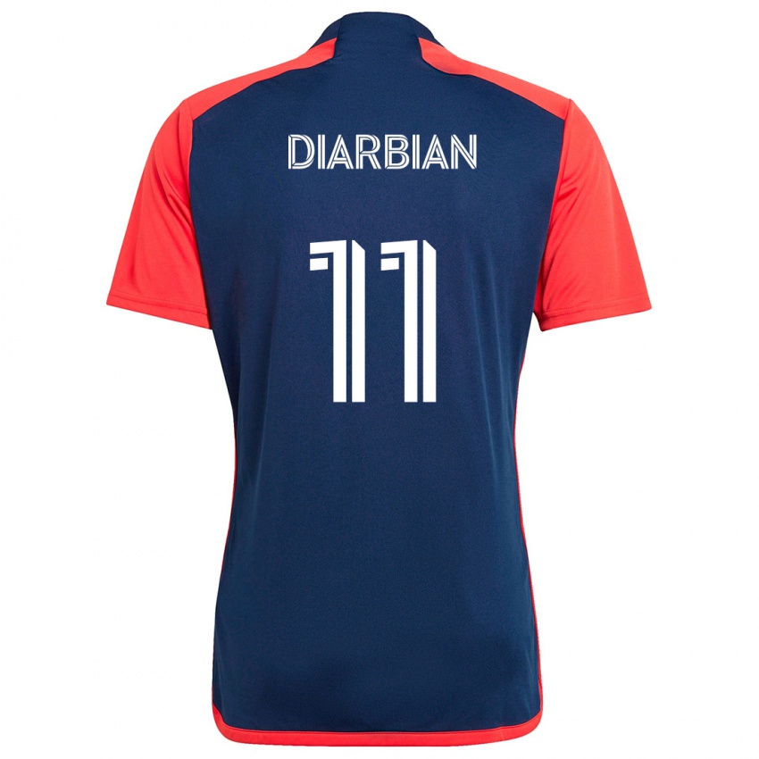 Hombre Camiseta Gevork Diarbian #11 Azul Rojo 1ª Equipación 2024/25 La Camisa