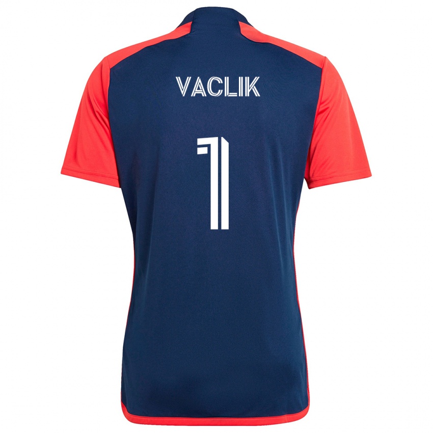 Hombre Camiseta Tomas Vaclik #1 Azul Rojo 1ª Equipación 2024/25 La Camisa