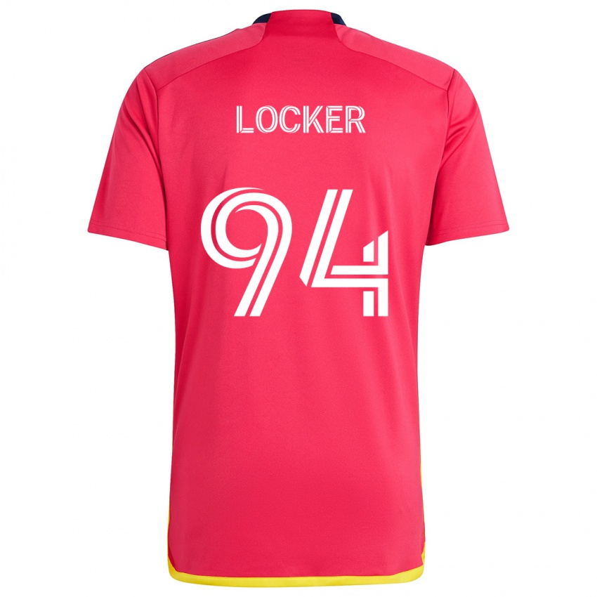 Hombre Camiseta Carson Locker #94 Rojo Azul 1ª Equipación 2024/25 La Camisa