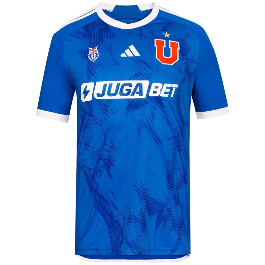 Hombre Camiseta Juan Pablo Gómez #15 Azul Blanco 1ª Equipación 2024/25 La Camisa