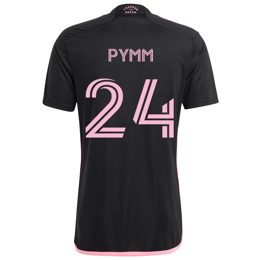 Hombre Camiseta Jack Pymm #24 Negro 2ª Equipación 2024/25 La Camisa