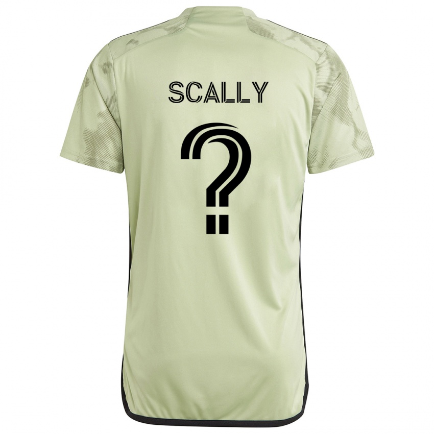 Hombre Camiseta Ethan Scally #0 Verde Claro 2ª Equipación 2024/25 La Camisa