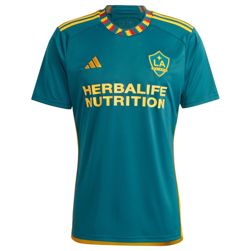 Hombre Camiseta Maya Yoshida #4 Verde Amarillo 2ª Equipación 2024/25 La Camisa