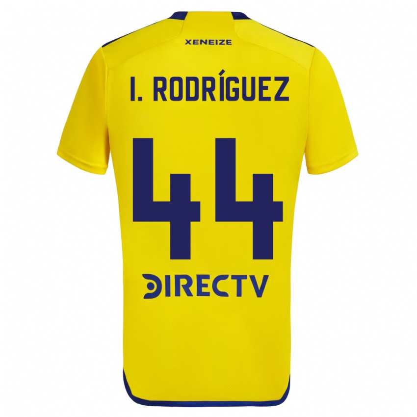 Hombre Camiseta Ignacio Rodríguez #44 Amarillo Azul 2ª Equipación 2024/25 La Camisa