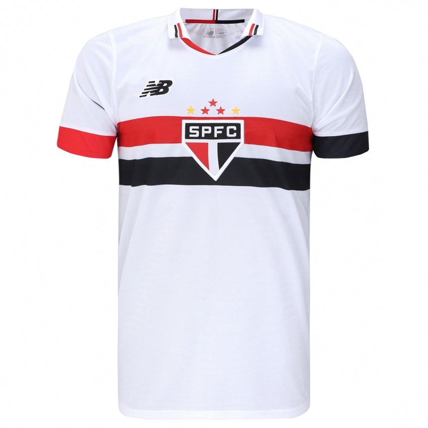 Niño Camiseta Luciano #10 Blanco Rojo Negro 1ª Equipación 2024/25 La Camisa