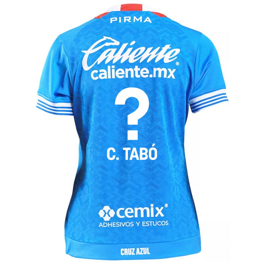 Niño Camiseta Christian Tabó #0 Cielo Azul 1ª Equipación 2024/25 La Camisa