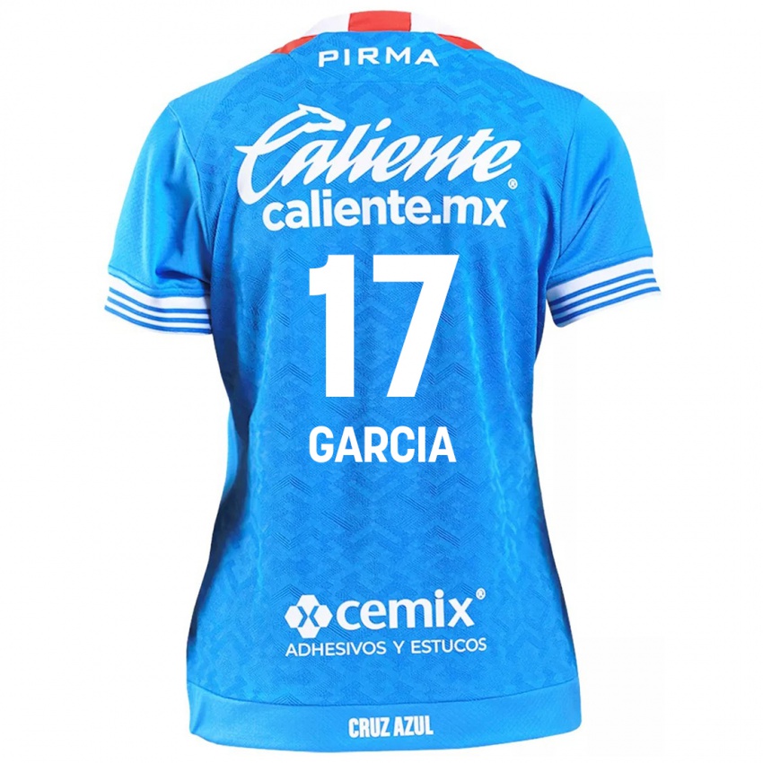 Niño Camiseta Amaury Garcia #17 Cielo Azul 1ª Equipación 2024/25 La Camisa