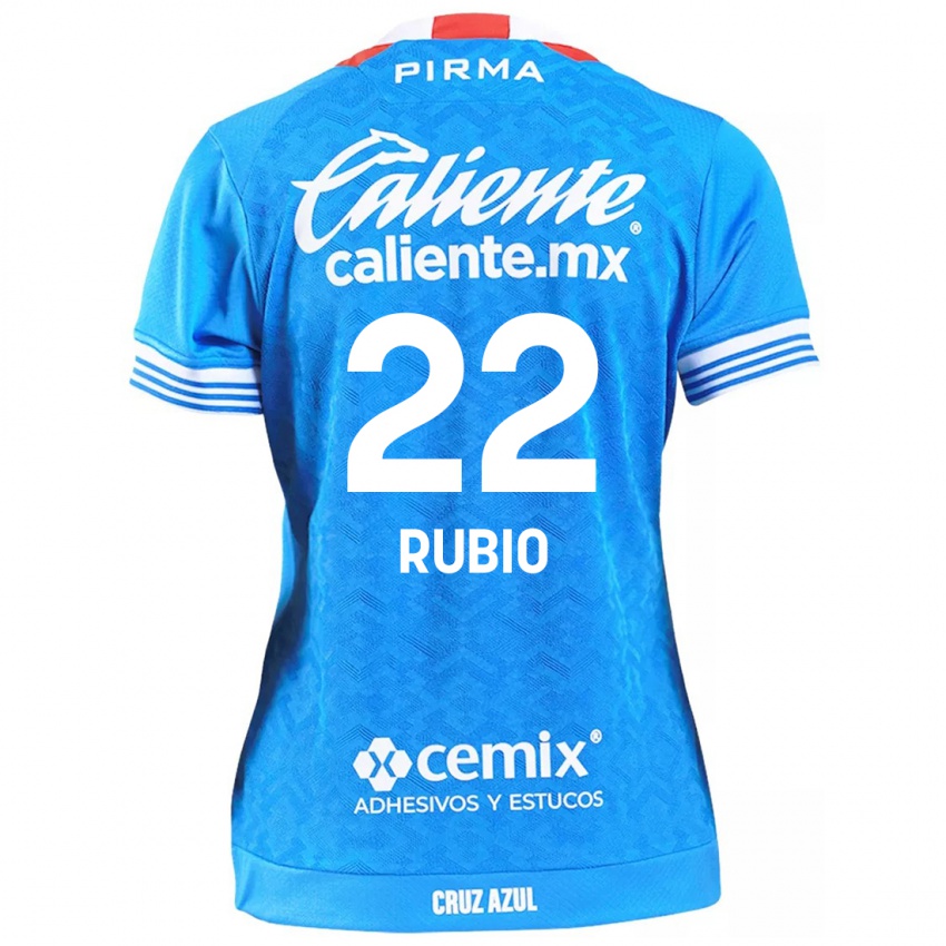 Niño Camiseta Raymundo Rubio #22 Cielo Azul 1ª Equipación 2024/25 La Camisa