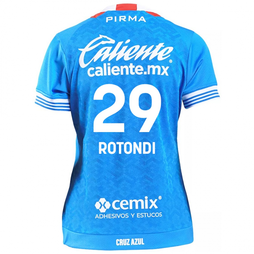 Niño Camiseta Carlos Rotondi #29 Cielo Azul 1ª Equipación 2024/25 La Camisa