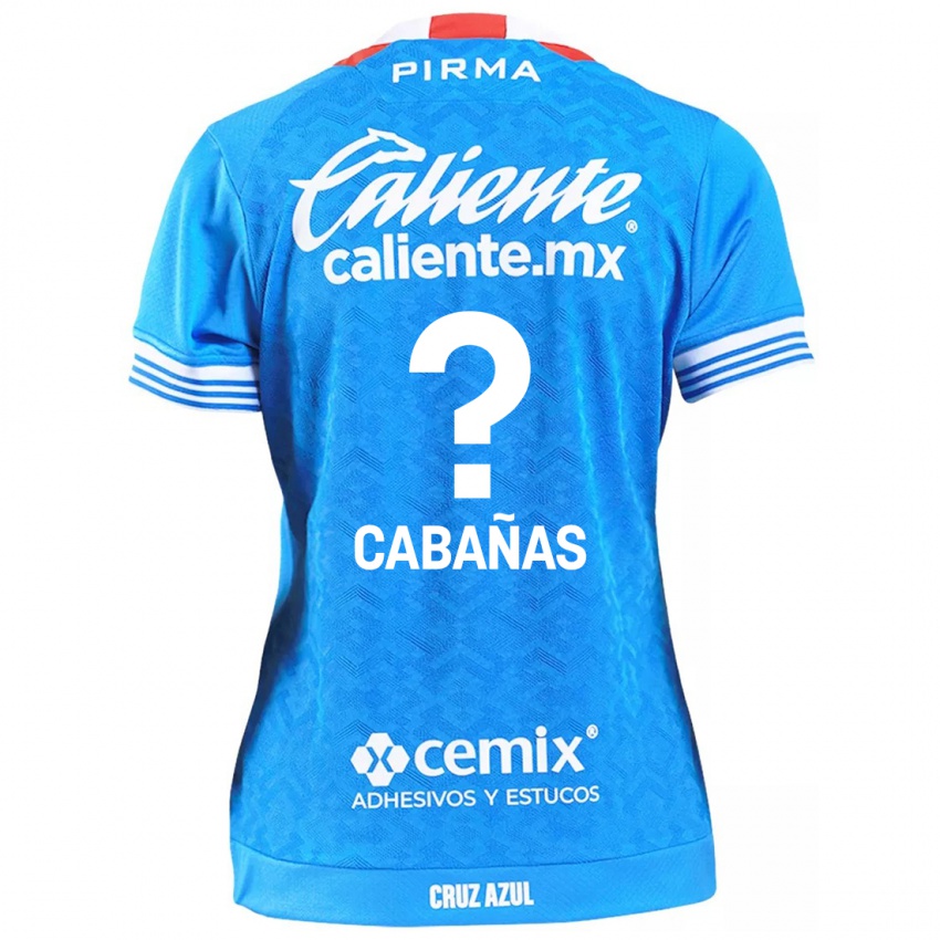 Niño Camiseta Alfredo Cabañas #0 Cielo Azul 1ª Equipación 2024/25 La Camisa