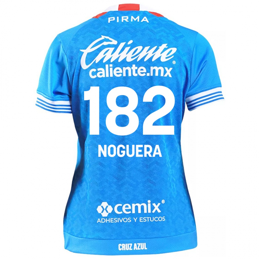 Niño Camiseta Heldrich Noguera #182 Cielo Azul 1ª Equipación 2024/25 La Camisa