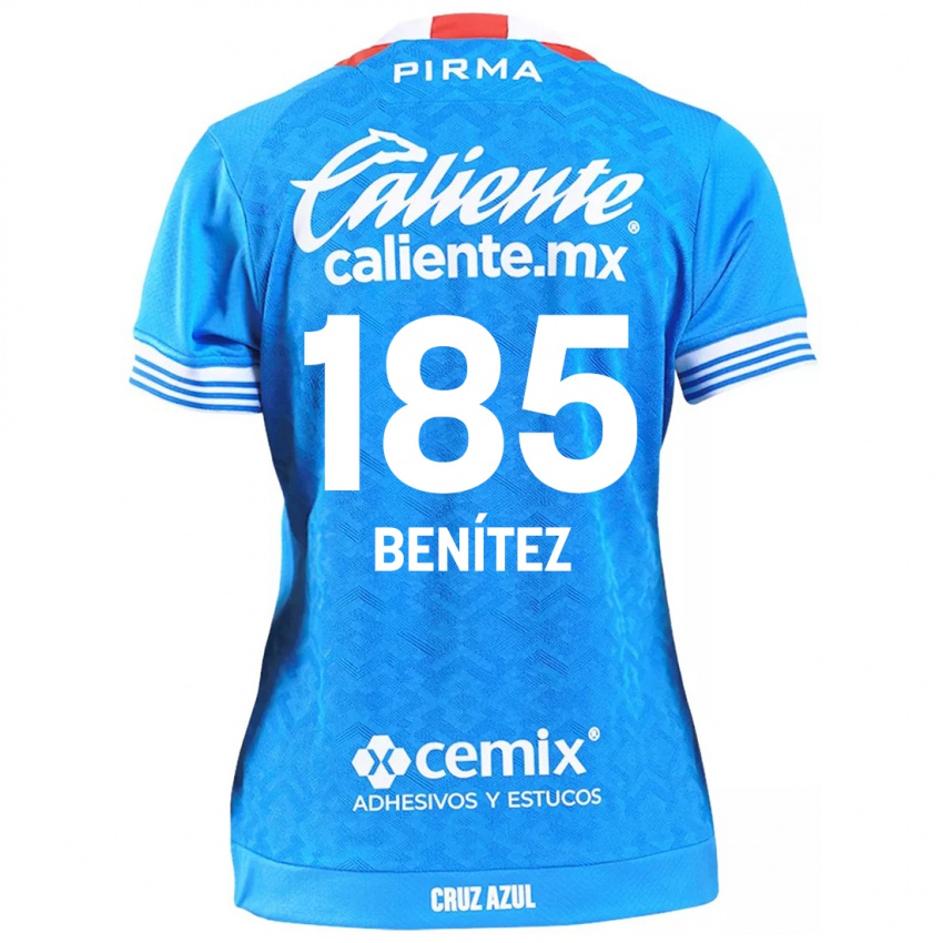 Niño Camiseta Cristopher Benitez #185 Cielo Azul 1ª Equipación 2024/25 La Camisa