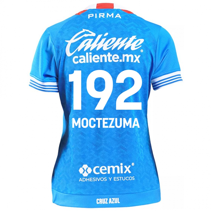 Niño Camiseta Brayan Moctezuma #192 Cielo Azul 1ª Equipación 2024/25 La Camisa