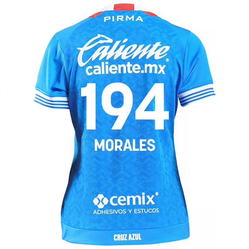 Niño Camiseta Amaury Morales #194 Cielo Azul 1ª Equipación 2024/25 La Camisa