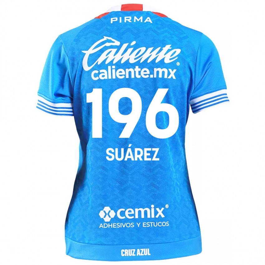 Niño Camiseta Javier Suárez #196 Cielo Azul 1ª Equipación 2024/25 La Camisa