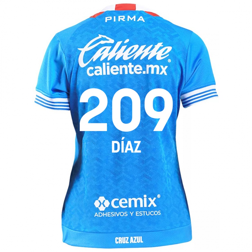 Niño Camiseta Josué Díaz #209 Cielo Azul 1ª Equipación 2024/25 La Camisa