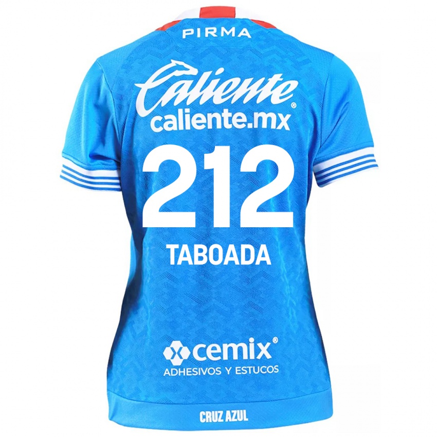 Niño Camiseta Víctor Taboada #212 Cielo Azul 1ª Equipación 2024/25 La Camisa