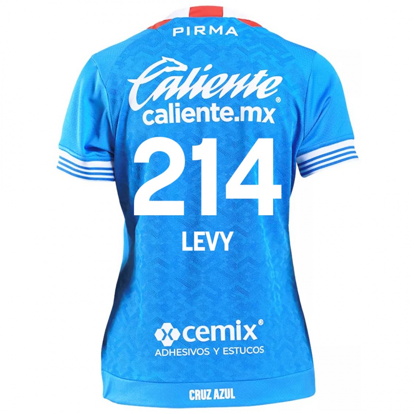 Niño Camiseta Mateo Levy #214 Cielo Azul 1ª Equipación 2024/25 La Camisa