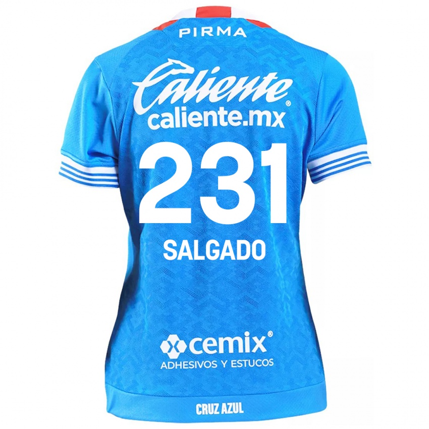 Niño Camiseta Bruno Salgado #231 Cielo Azul 1ª Equipación 2024/25 La Camisa