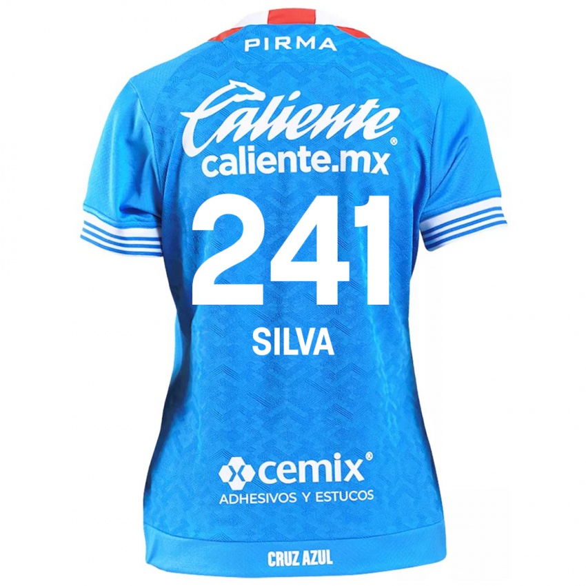 Niño Camiseta Iván Silva #241 Cielo Azul 1ª Equipación 2024/25 La Camisa