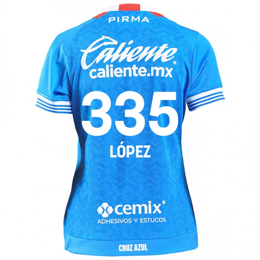 Niño Camiseta Alfredo López #335 Cielo Azul 1ª Equipación 2024/25 La Camisa