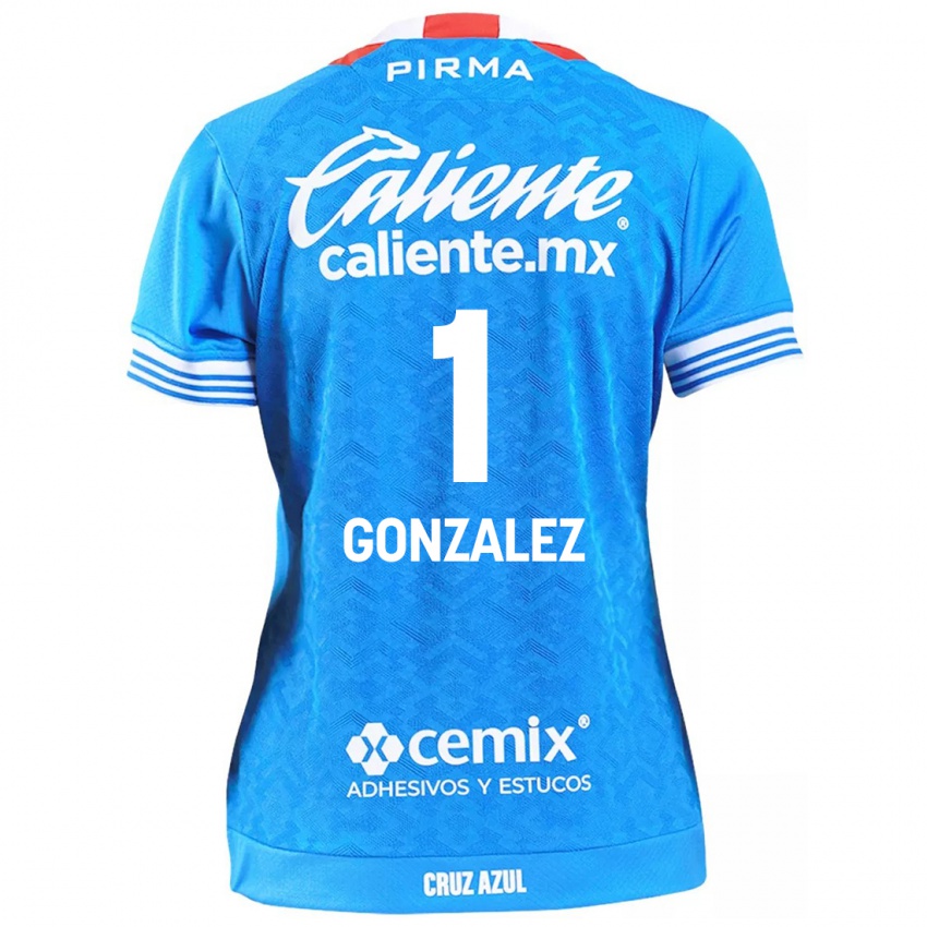 Niño Camiseta Itzayana Gonzalez #1 Cielo Azul 1ª Equipación 2024/25 La Camisa