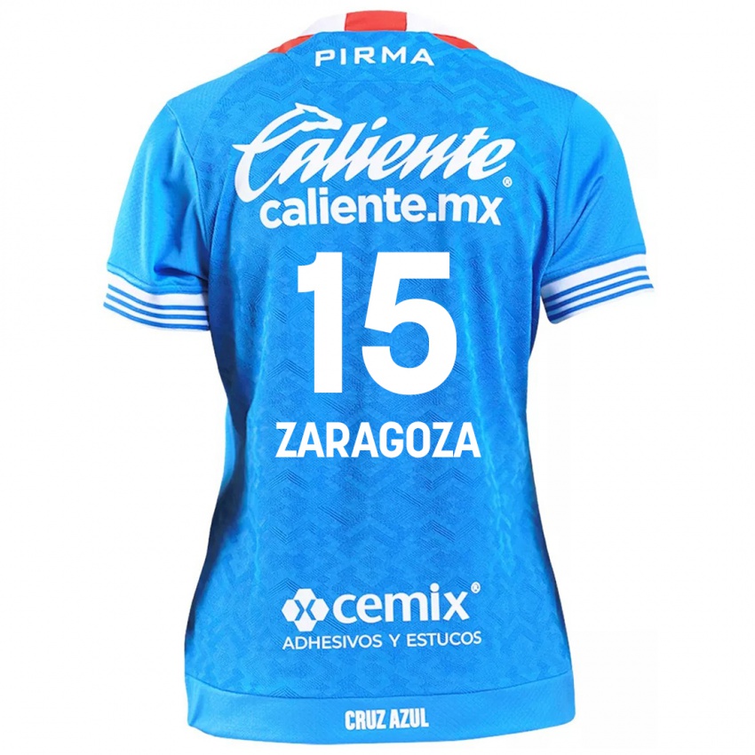 Niño Camiseta Nancy Zaragoza #15 Cielo Azul 1ª Equipación 2024/25 La Camisa