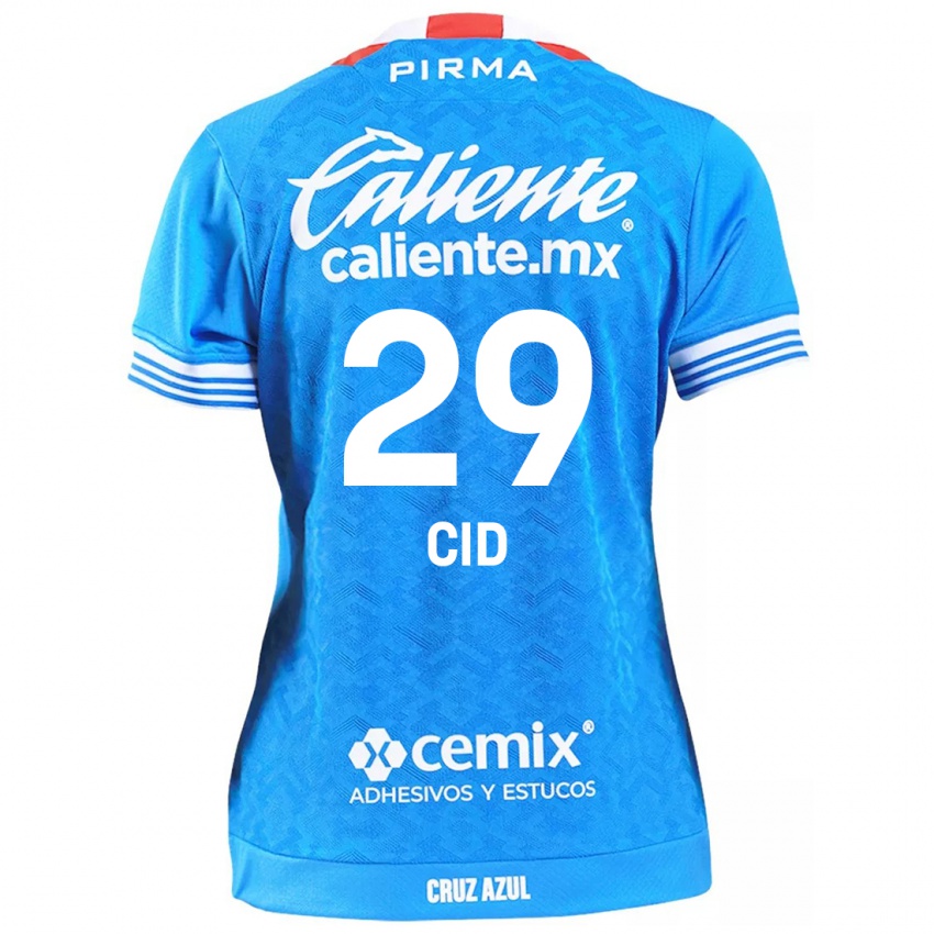 Niño Camiseta Claudia Cid #29 Cielo Azul 1ª Equipación 2024/25 La Camisa