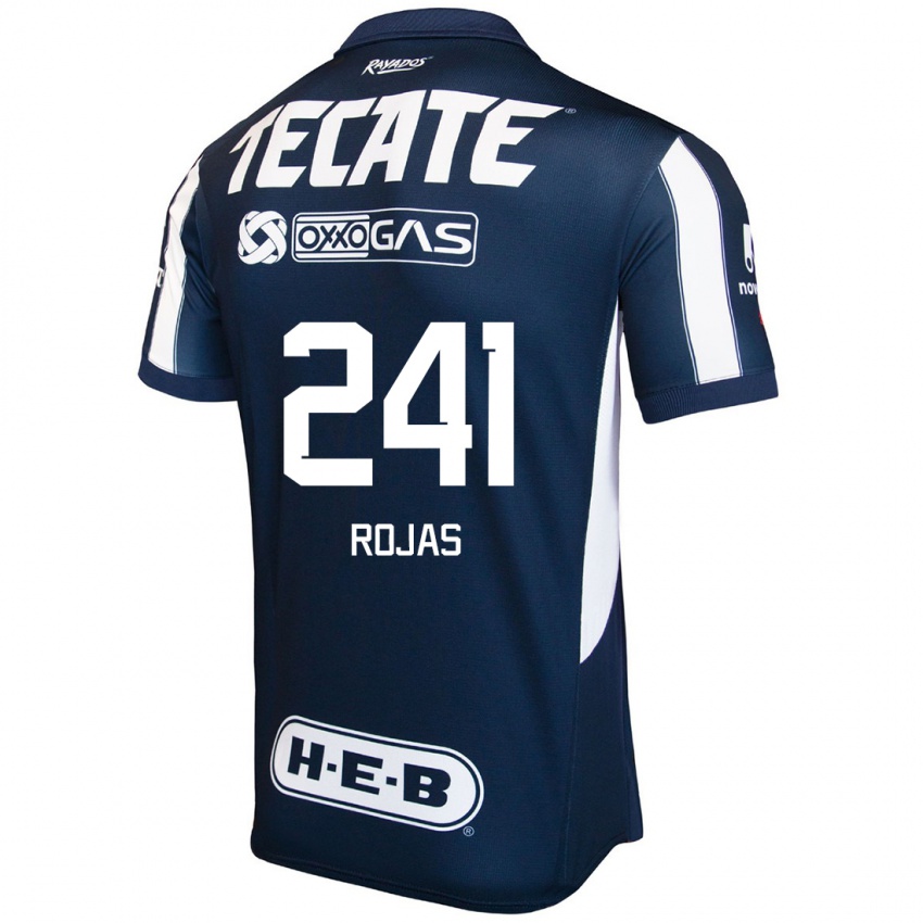 Niño Camiseta Luis Rojas #241 Azul Rojo Blanco 1ª Equipación 2024/25 La Camisa