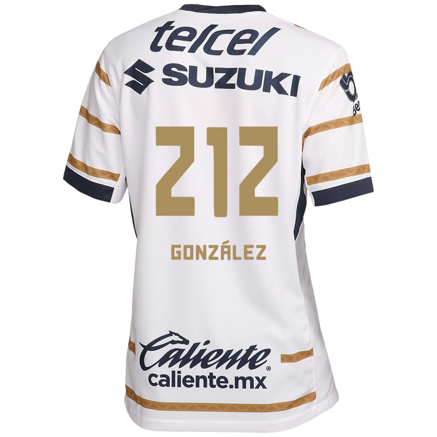 Niño Camiseta José González #212 Obsidiana Blanca 1ª Equipación 2024/25 La Camisa