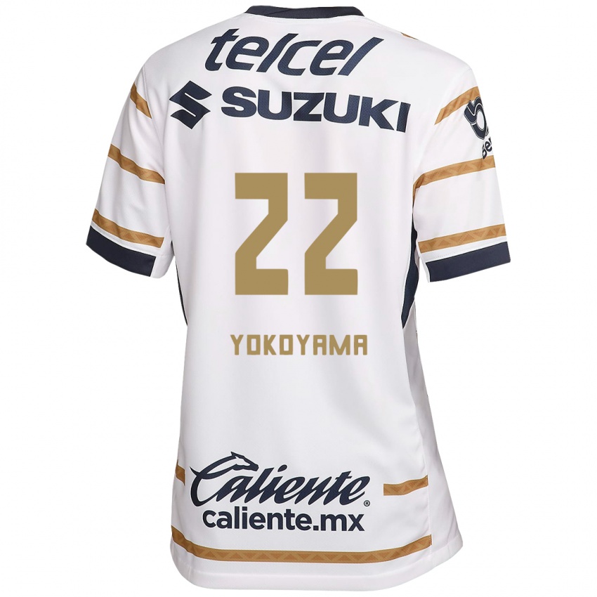 Niño Camiseta Akemi Yokoyama #22 Obsidiana Blanca 1ª Equipación 2024/25 La Camisa