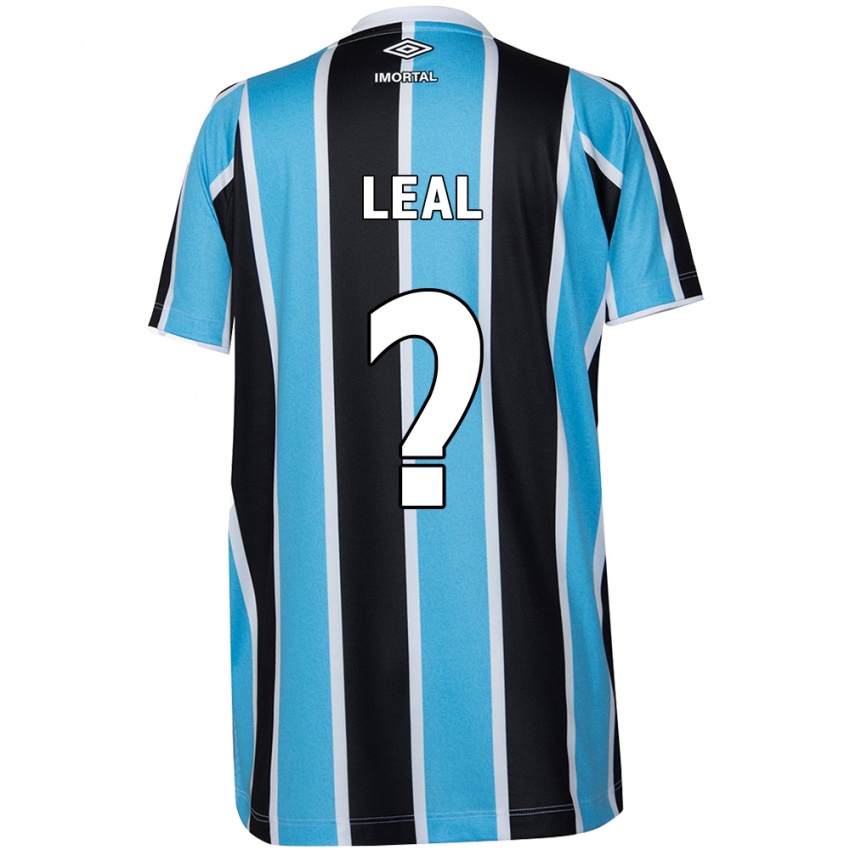 Niño Camiseta Guilherme Leal #0 Azul Negro Blanco 1ª Equipación 2024/25 La Camisa