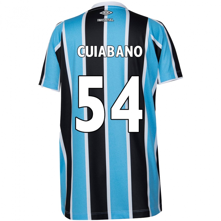 Niño Camiseta Cuiabano #54 Azul Negro Blanco 1ª Equipación 2024/25 La Camisa