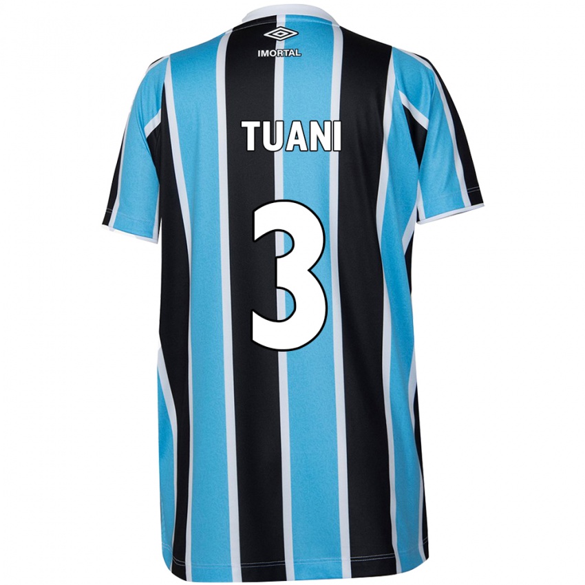 Niño Camiseta Tuani #3 Azul Negro Blanco 1ª Equipación 2024/25 La Camisa