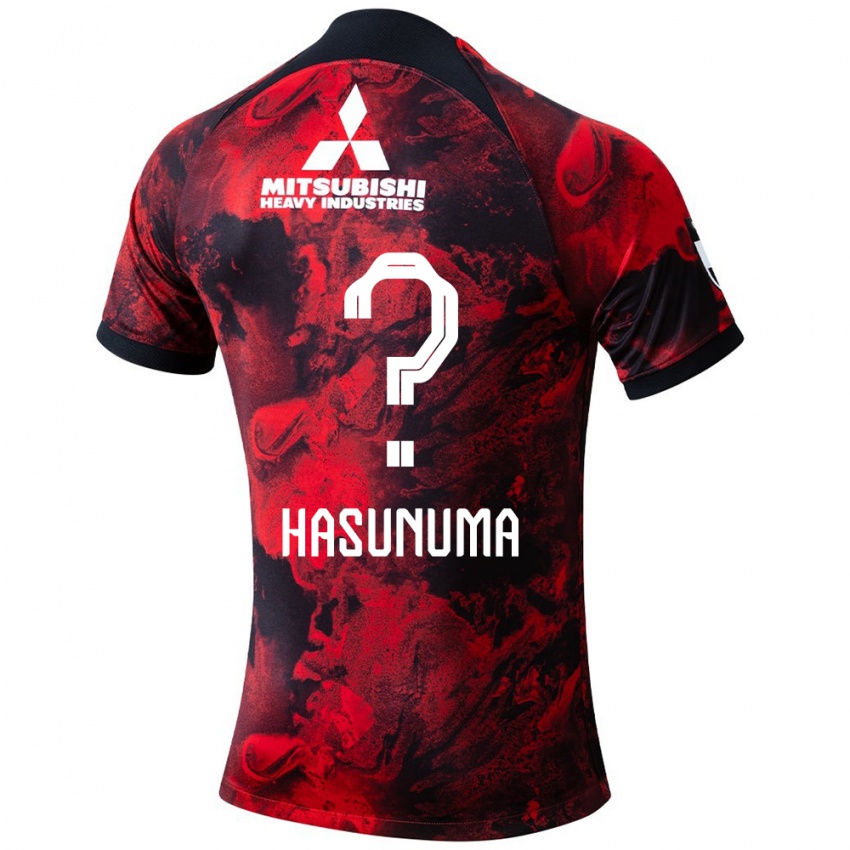 Niño Camiseta Shunsuke Hasunuma #0 Negro Rojo 1ª Equipación 2024/25 La Camisa