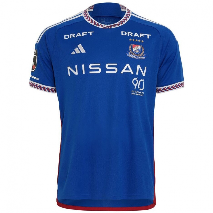 Niño Camiseta Fuma Shirasaka #31 Azul Blanco Rojo 1ª Equipación 2024/25 La Camisa