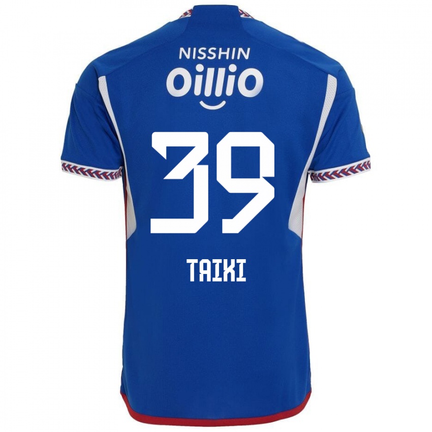 Niño Camiseta Taiki Watanabe #39 Azul Blanco Rojo 1ª Equipación 2024/25 La Camisa