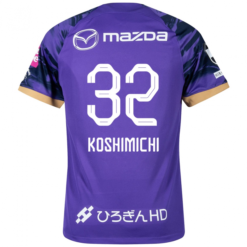 Niño Camiseta Sota Koshimichi #32 Púrpura Blanco 1ª Equipación 2024/25 La Camisa