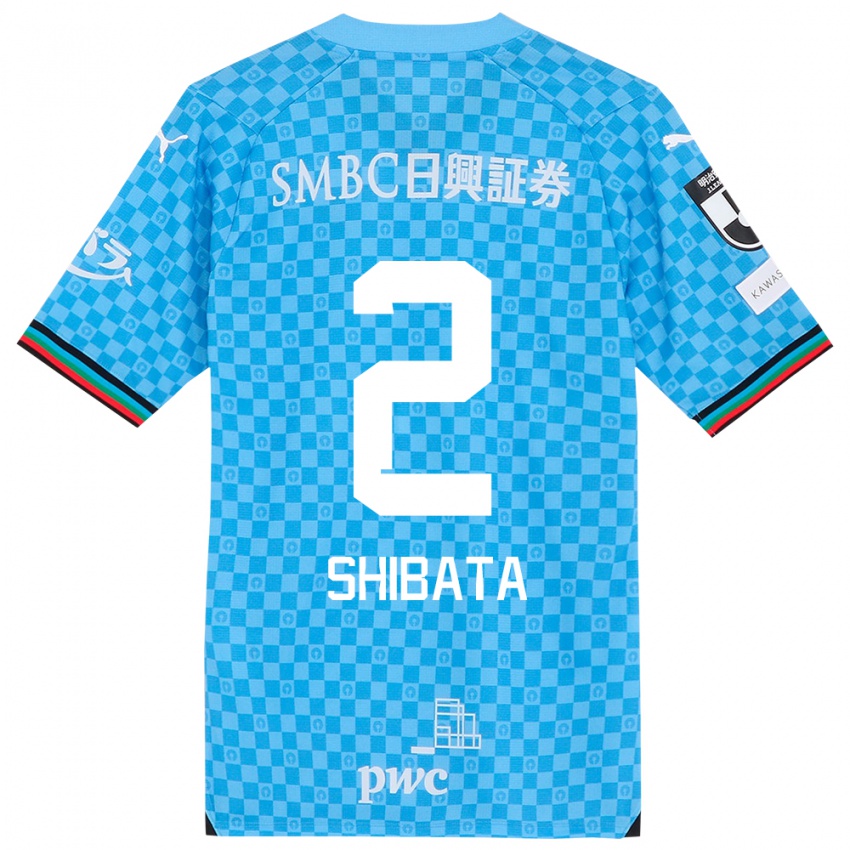 Niño Camiseta Shotaro Shibata #2 Azul Celeste 1ª Equipación 2024/25 La Camisa