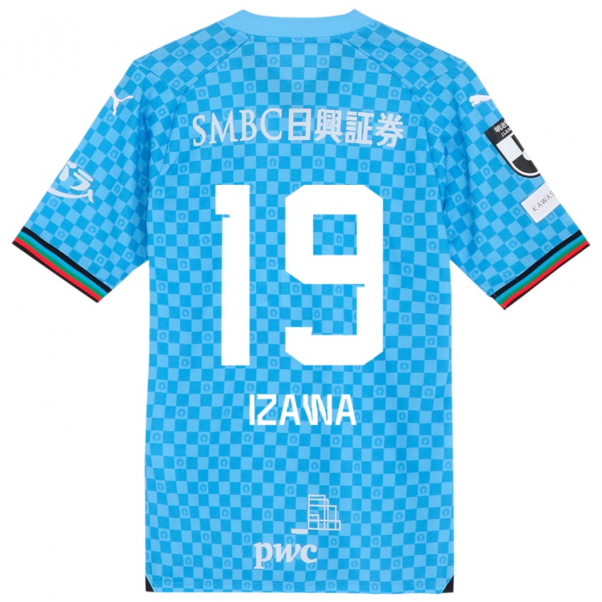 Niño Camiseta Haruki Izawa #19 Azul Celeste 1ª Equipación 2024/25 La Camisa