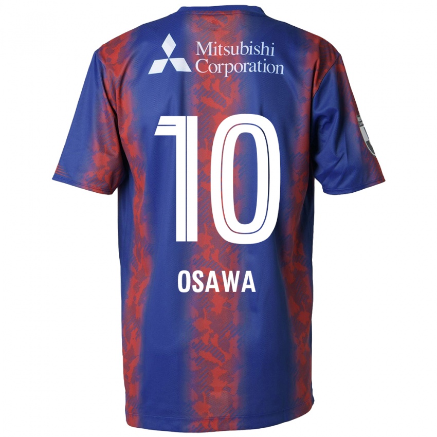 Niño Camiseta Shuzo Osawa #10 Azul Rojo 1ª Equipación 2024/25 La Camisa