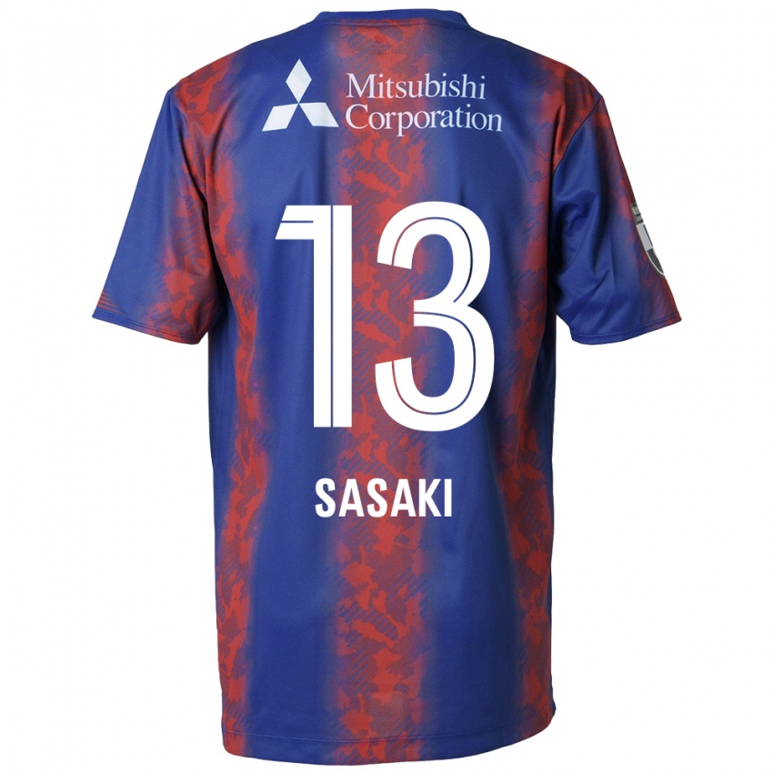 Niño Camiseta Shoei Sasaki #13 Azul Rojo 1ª Equipación 2024/25 La Camisa