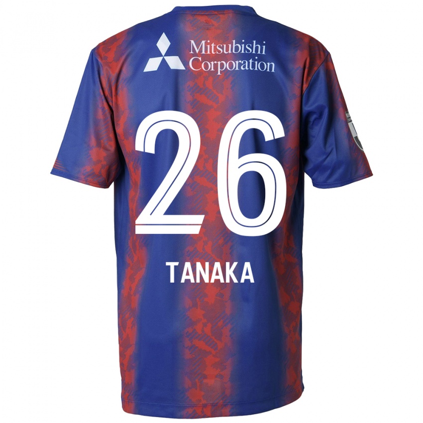 Niño Camiseta Haruto Tanaka #26 Azul Rojo 1ª Equipación 2024/25 La Camisa