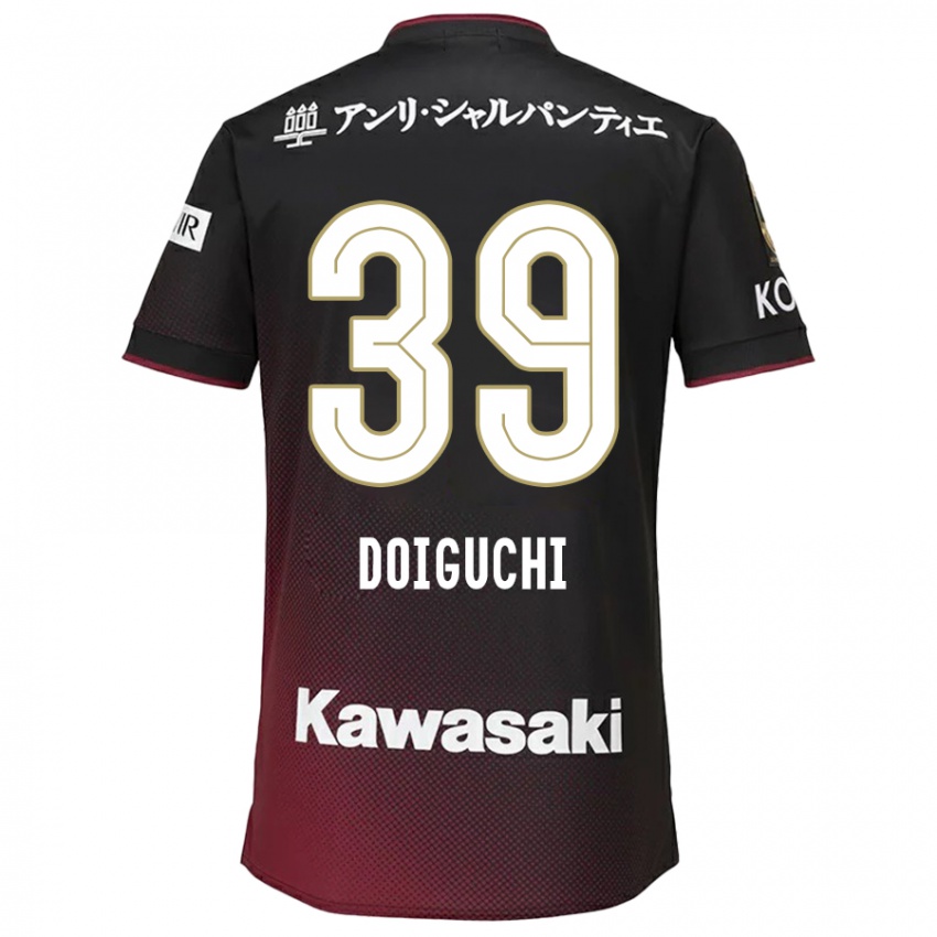 Niño Camiseta Ritsu Doiguchi #39 Negro Rojo 1ª Equipación 2024/25 La Camisa